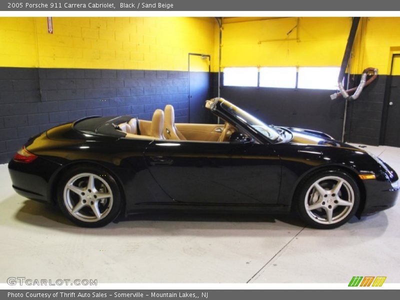 Black / Sand Beige 2005 Porsche 911 Carrera Cabriolet