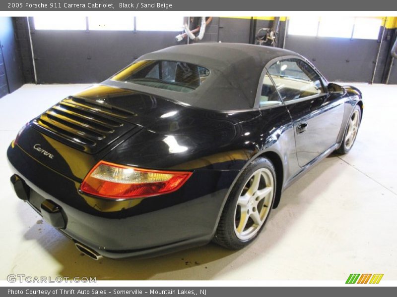 Black / Sand Beige 2005 Porsche 911 Carrera Cabriolet
