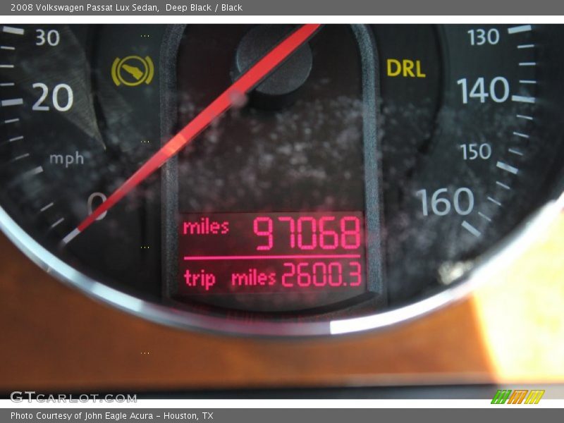 Deep Black / Black 2008 Volkswagen Passat Lux Sedan