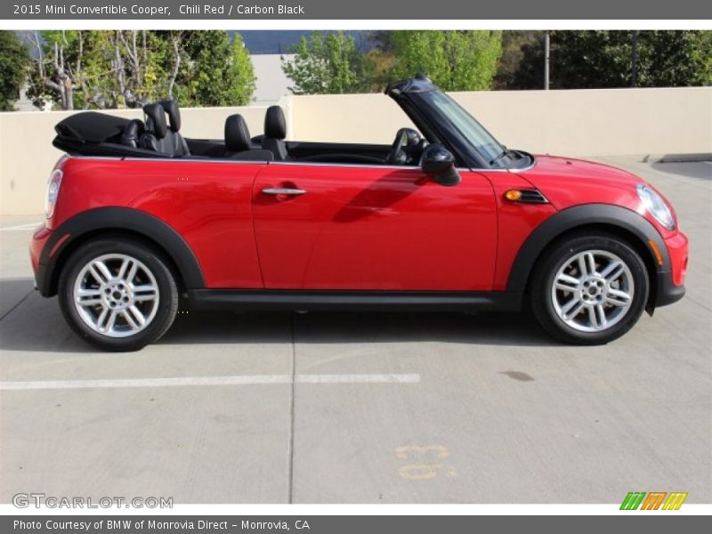 Chili Red / Carbon Black 2015 Mini Convertible Cooper