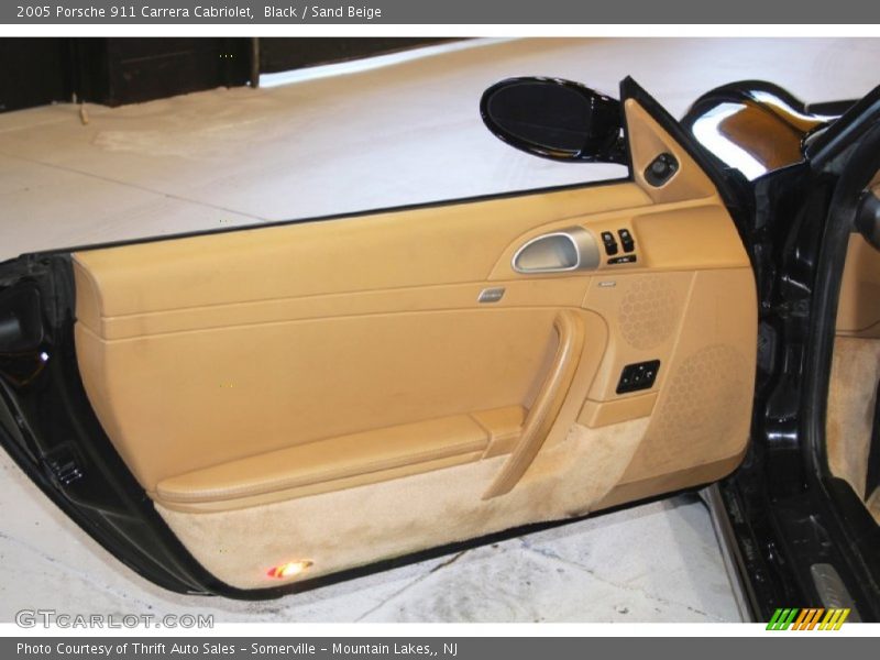 Black / Sand Beige 2005 Porsche 911 Carrera Cabriolet