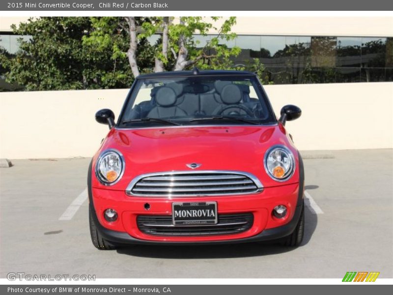 Chili Red / Carbon Black 2015 Mini Convertible Cooper