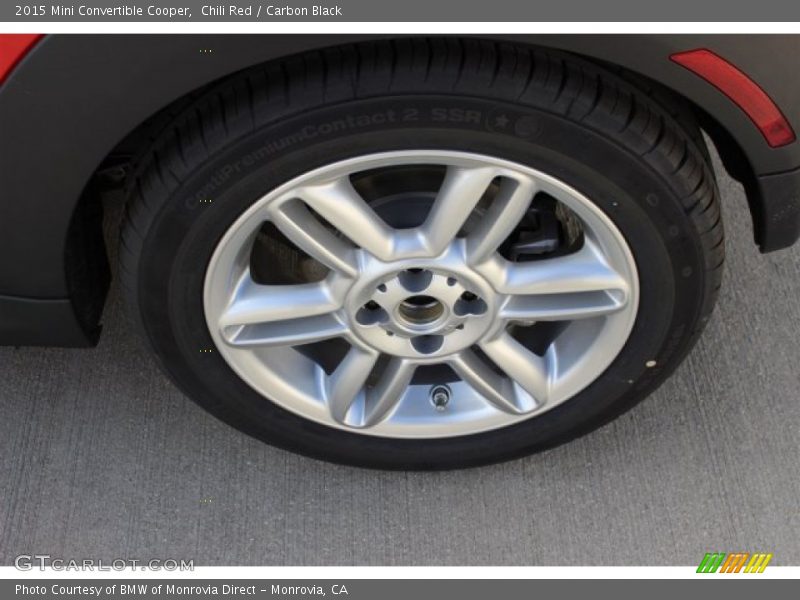 Chili Red / Carbon Black 2015 Mini Convertible Cooper