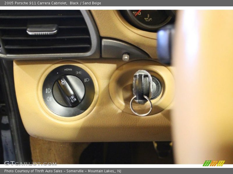 Black / Sand Beige 2005 Porsche 911 Carrera Cabriolet
