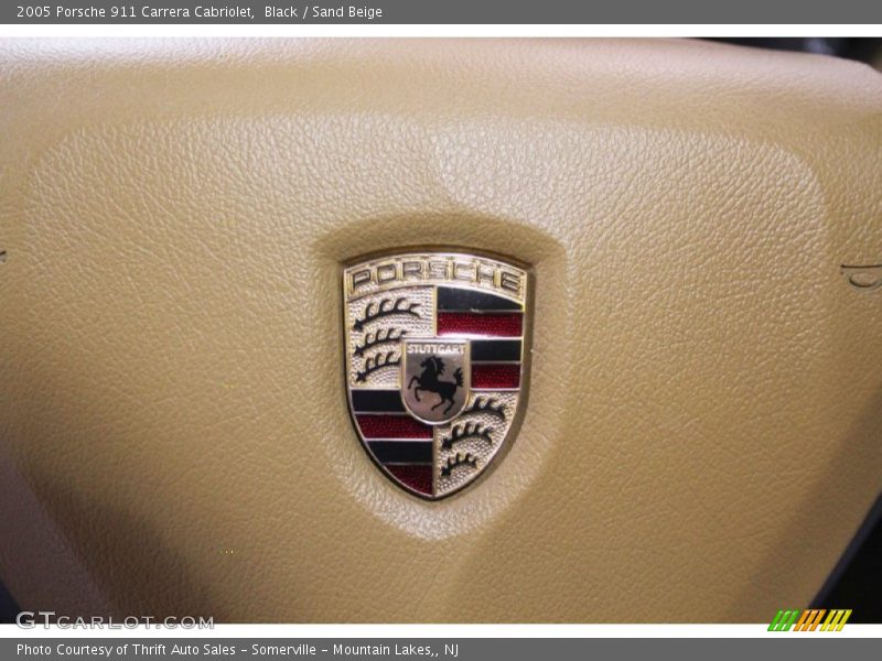Black / Sand Beige 2005 Porsche 911 Carrera Cabriolet