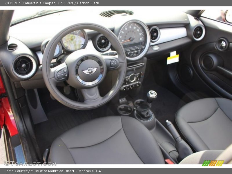 Chili Red / Carbon Black 2015 Mini Convertible Cooper