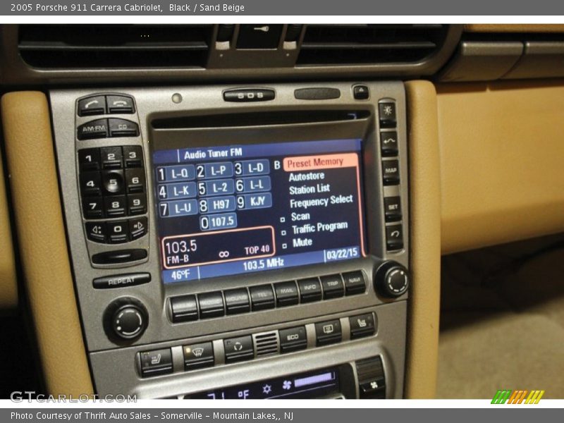 Black / Sand Beige 2005 Porsche 911 Carrera Cabriolet