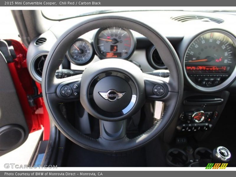 Chili Red / Carbon Black 2015 Mini Convertible Cooper