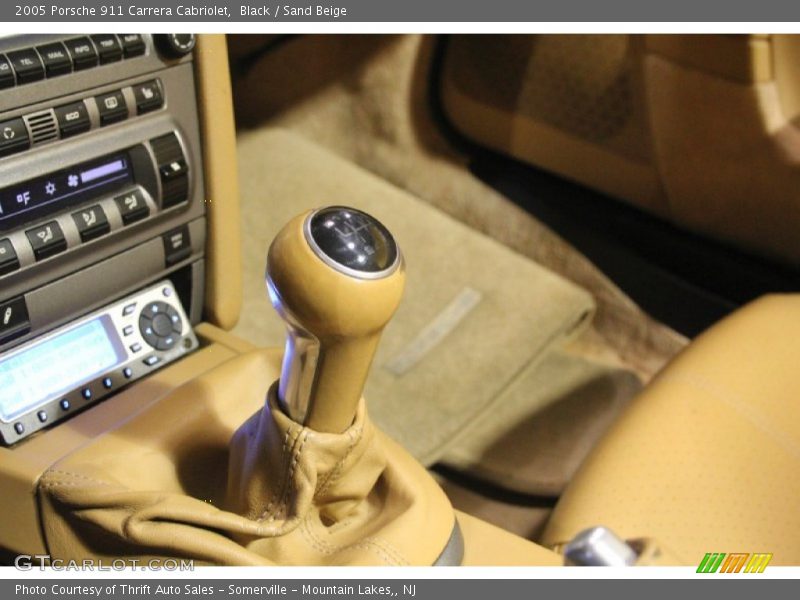 Black / Sand Beige 2005 Porsche 911 Carrera Cabriolet