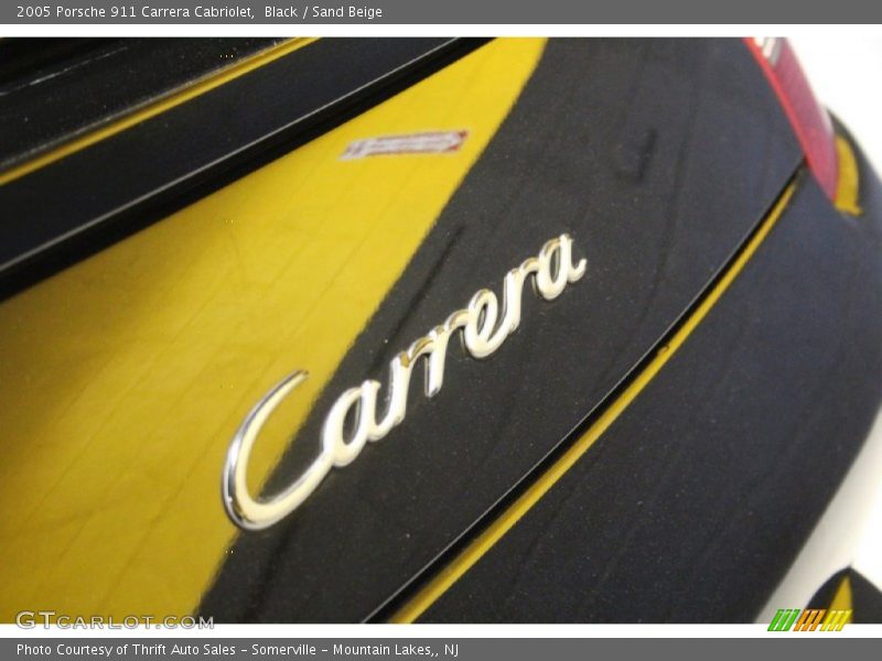 Black / Sand Beige 2005 Porsche 911 Carrera Cabriolet
