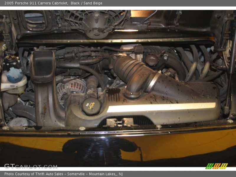 Black / Sand Beige 2005 Porsche 911 Carrera Cabriolet