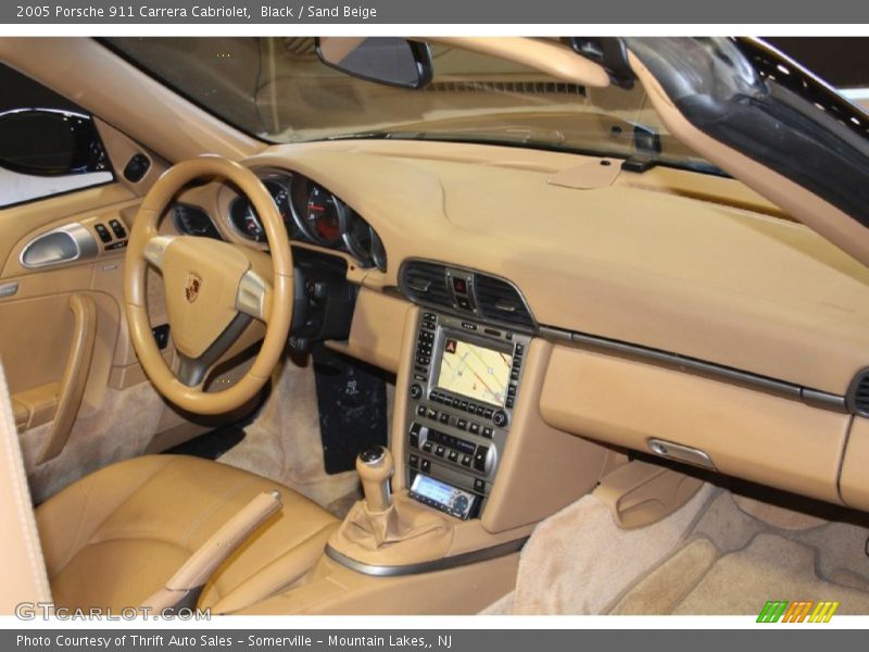 Black / Sand Beige 2005 Porsche 911 Carrera Cabriolet