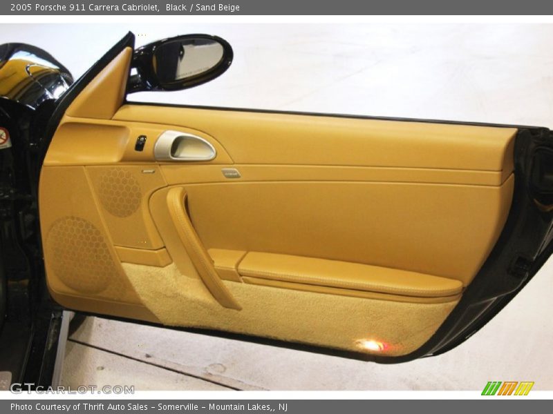 Black / Sand Beige 2005 Porsche 911 Carrera Cabriolet