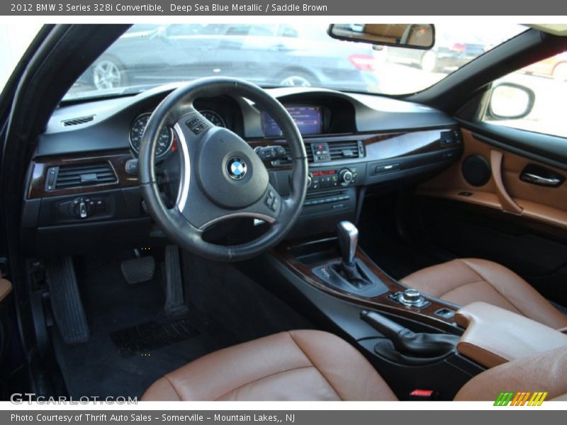  2012 3 Series 328i Convertible Saddle Brown Interior