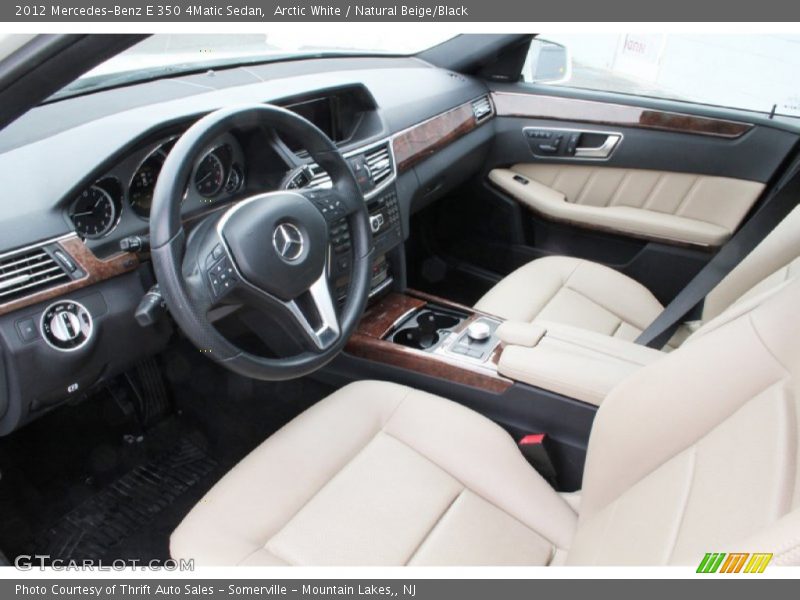  2012 E 350 4Matic Sedan Natural Beige/Black Interior