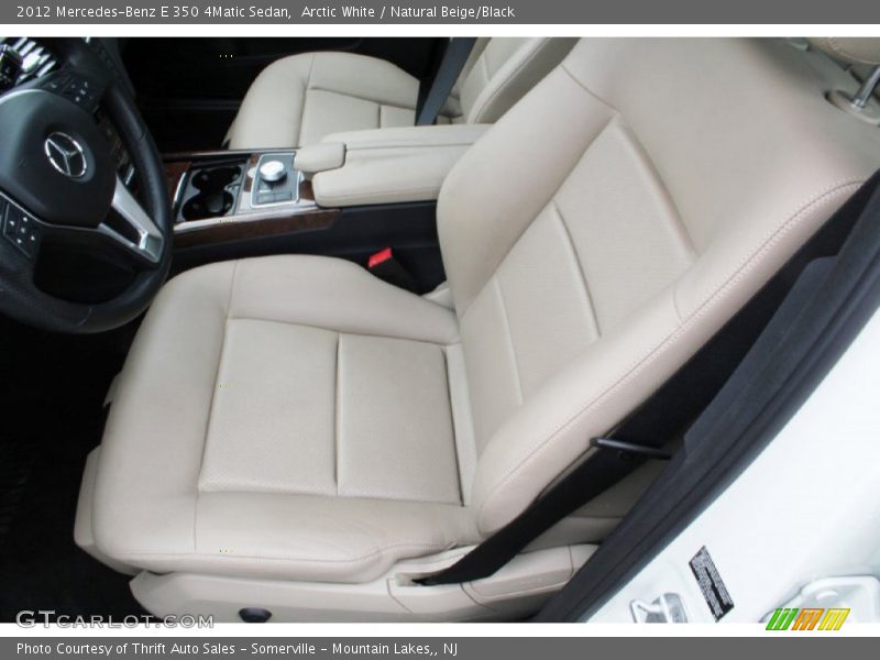 Arctic White / Natural Beige/Black 2012 Mercedes-Benz E 350 4Matic Sedan