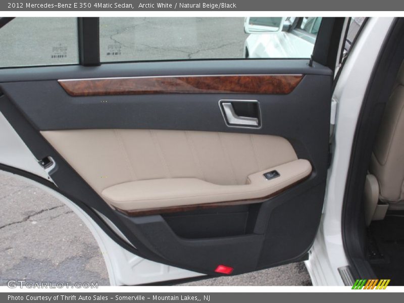 Arctic White / Natural Beige/Black 2012 Mercedes-Benz E 350 4Matic Sedan