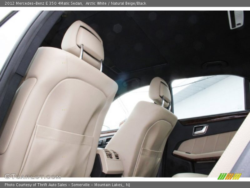 Arctic White / Natural Beige/Black 2012 Mercedes-Benz E 350 4Matic Sedan