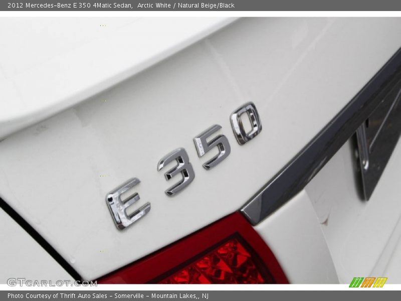 Arctic White / Natural Beige/Black 2012 Mercedes-Benz E 350 4Matic Sedan