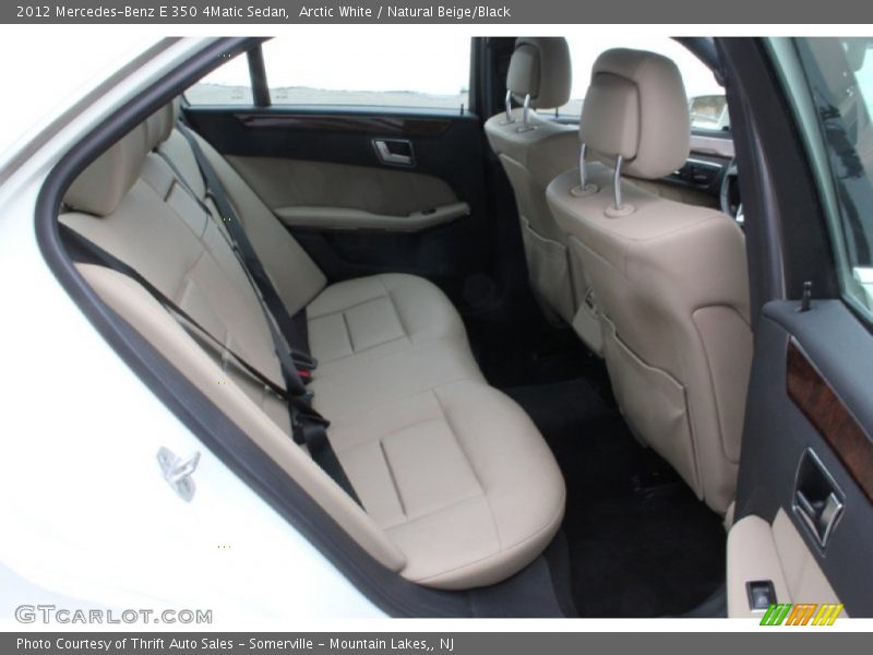 Arctic White / Natural Beige/Black 2012 Mercedes-Benz E 350 4Matic Sedan