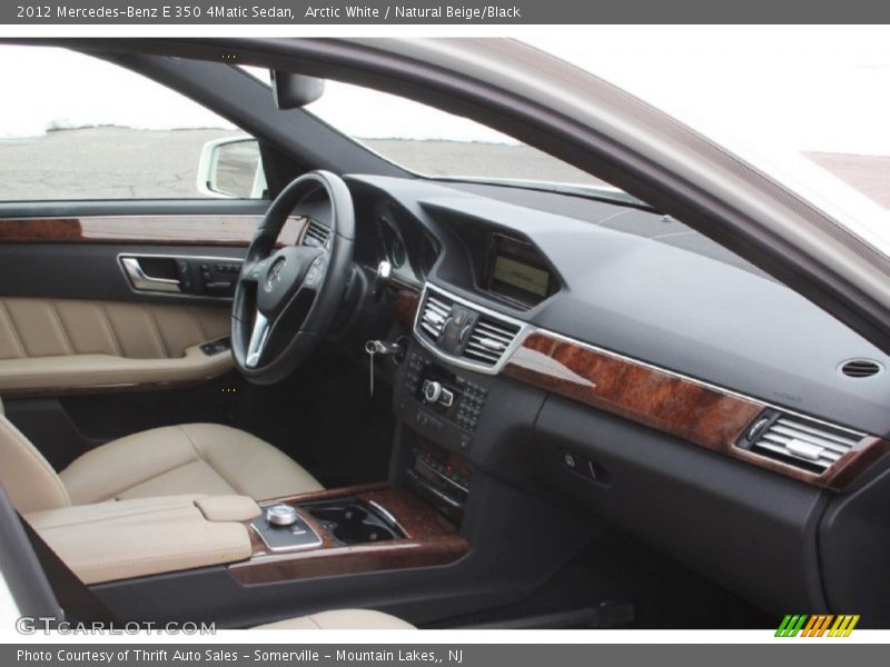 Arctic White / Natural Beige/Black 2012 Mercedes-Benz E 350 4Matic Sedan