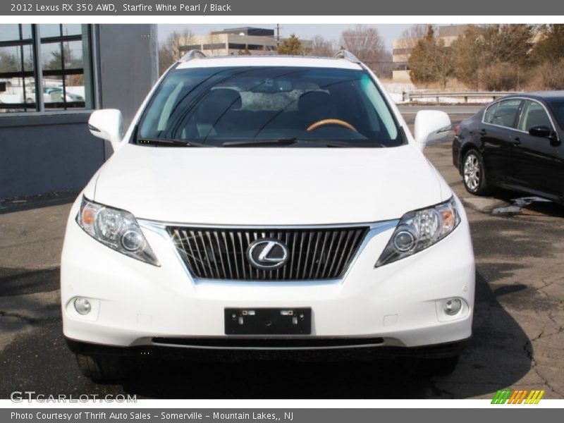 Starfire White Pearl / Black 2012 Lexus RX 350 AWD