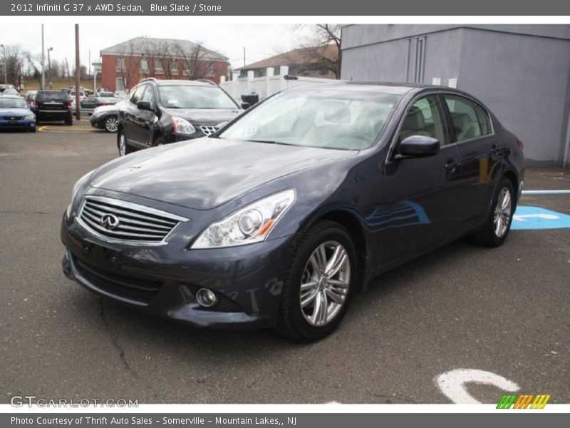 Blue Slate / Stone 2012 Infiniti G 37 x AWD Sedan