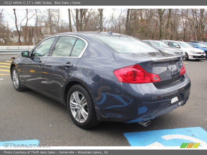Blue Slate / Stone 2012 Infiniti G 37 x AWD Sedan