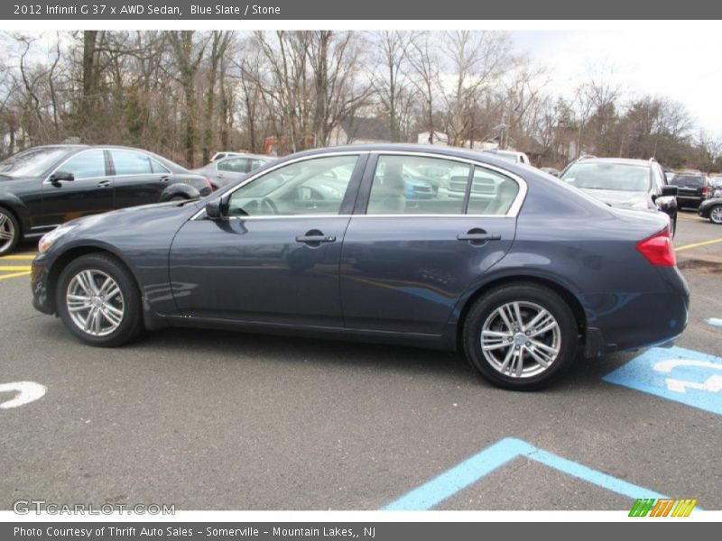 Blue Slate / Stone 2012 Infiniti G 37 x AWD Sedan