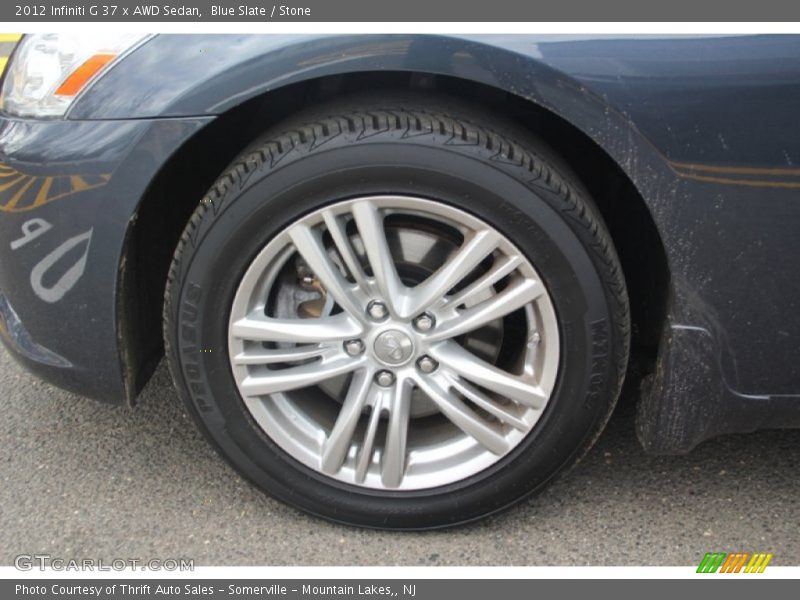 Blue Slate / Stone 2012 Infiniti G 37 x AWD Sedan