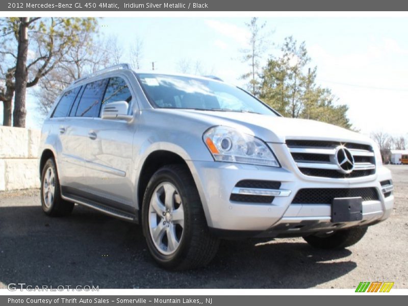 Iridium Silver Metallic / Black 2012 Mercedes-Benz GL 450 4Matic