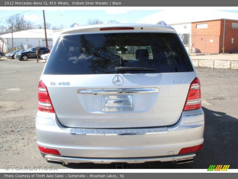 Iridium Silver Metallic / Black 2012 Mercedes-Benz GL 450 4Matic