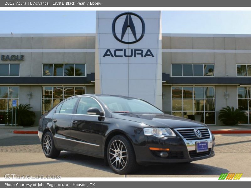 Crystal Black Pearl / Ebony 2013 Acura TL Advance