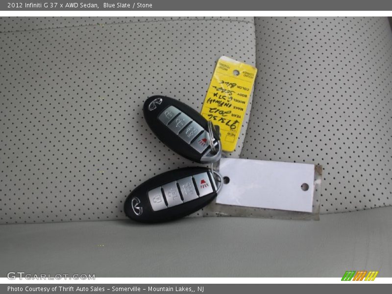 Blue Slate / Stone 2012 Infiniti G 37 x AWD Sedan