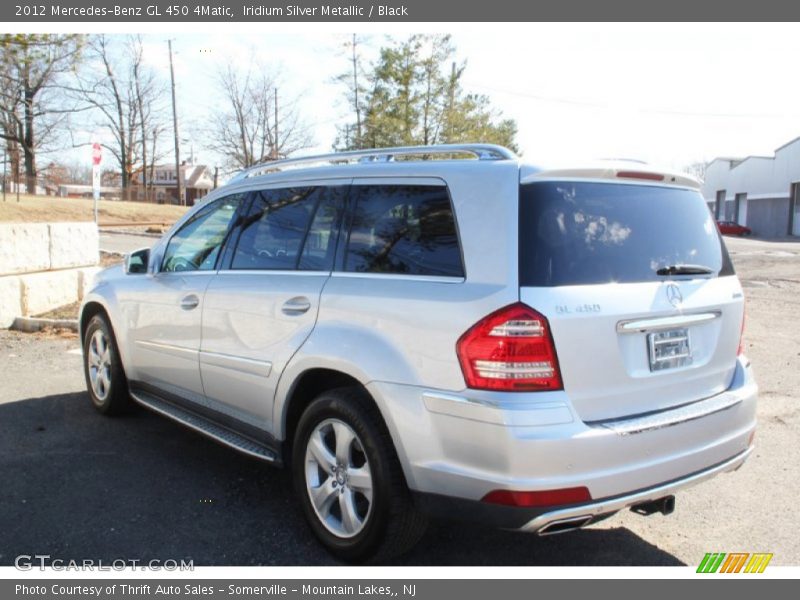 Iridium Silver Metallic / Black 2012 Mercedes-Benz GL 450 4Matic
