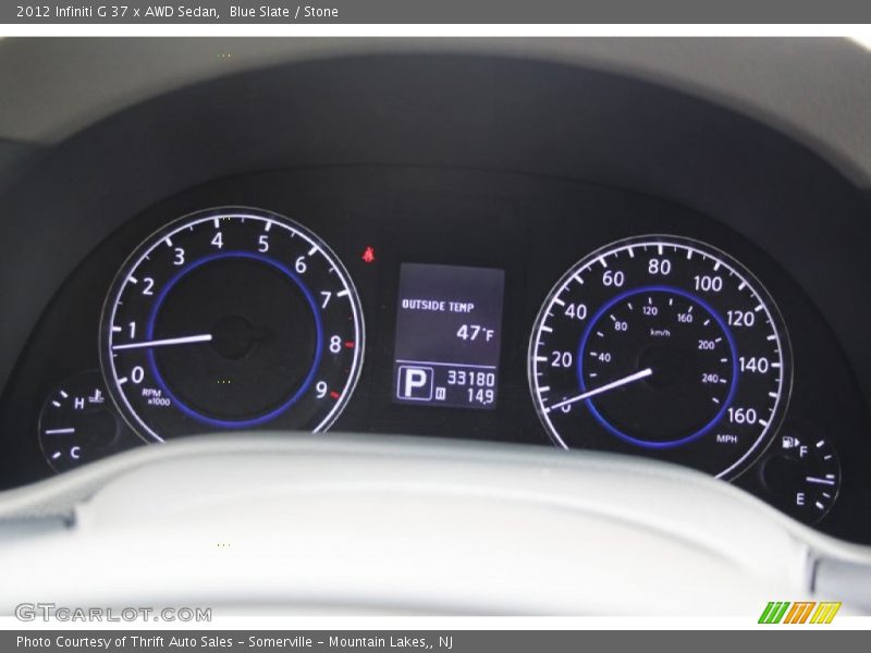 Blue Slate / Stone 2012 Infiniti G 37 x AWD Sedan