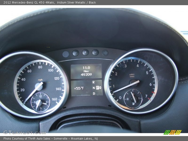 Iridium Silver Metallic / Black 2012 Mercedes-Benz GL 450 4Matic