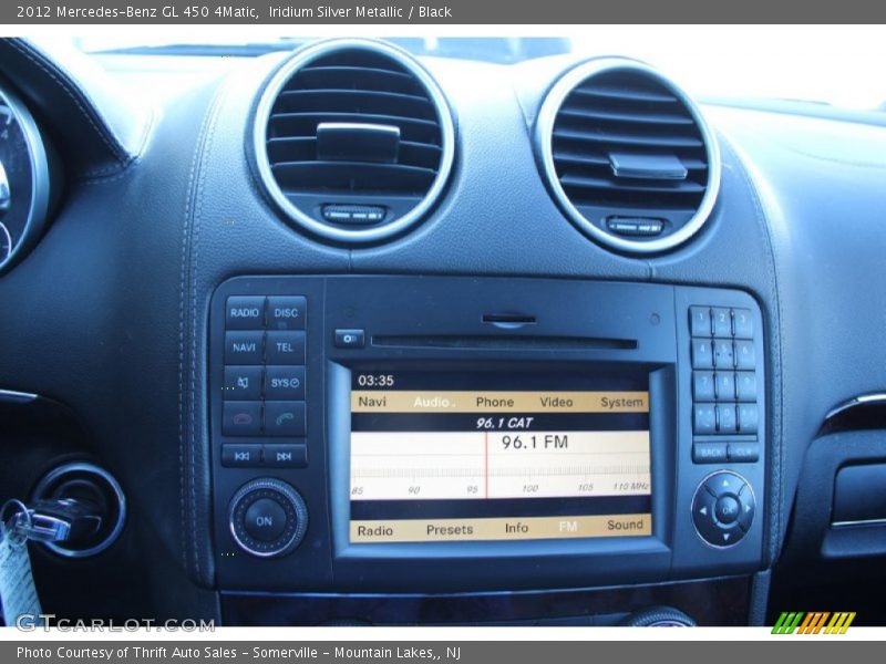 Iridium Silver Metallic / Black 2012 Mercedes-Benz GL 450 4Matic