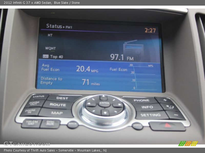 Blue Slate / Stone 2012 Infiniti G 37 x AWD Sedan