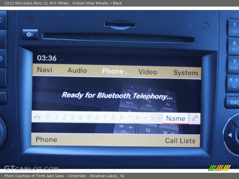 Iridium Silver Metallic / Black 2012 Mercedes-Benz GL 450 4Matic