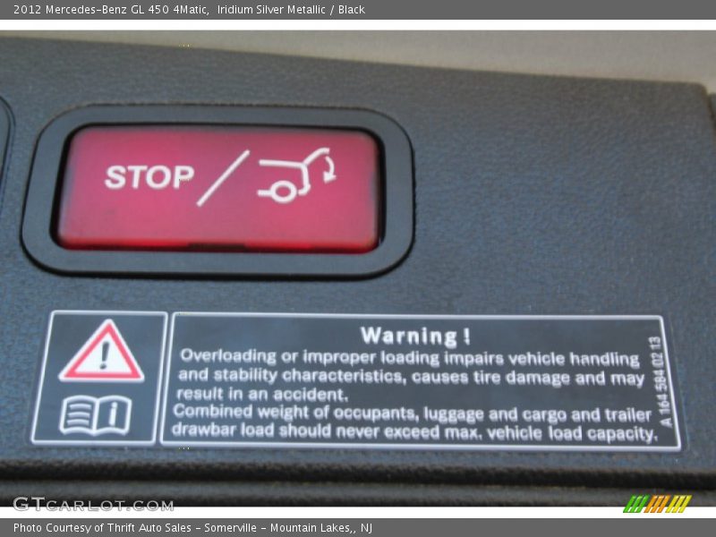 Iridium Silver Metallic / Black 2012 Mercedes-Benz GL 450 4Matic