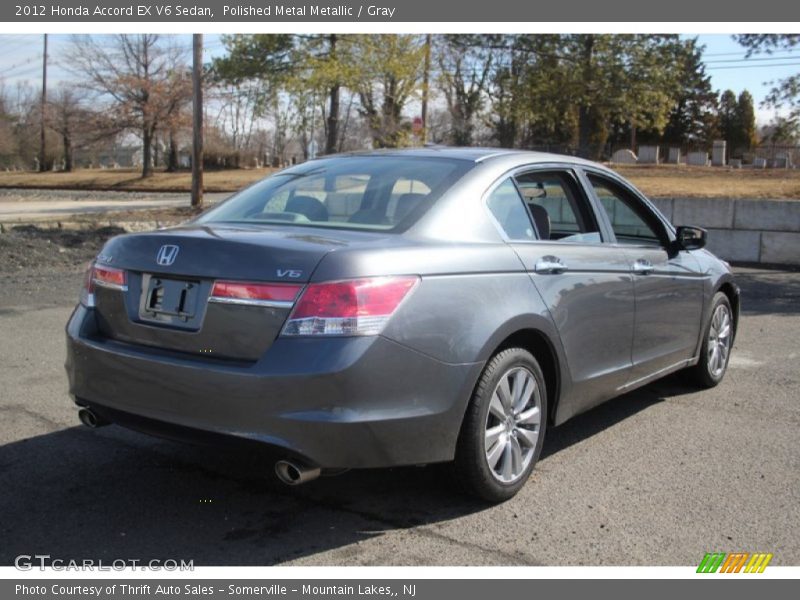 Polished Metal Metallic / Gray 2012 Honda Accord EX V6 Sedan
