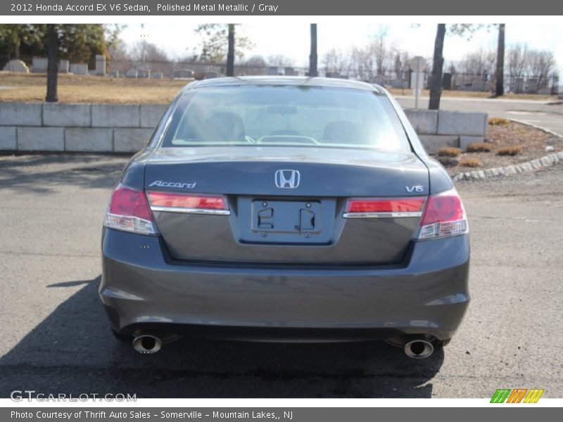 Polished Metal Metallic / Gray 2012 Honda Accord EX V6 Sedan