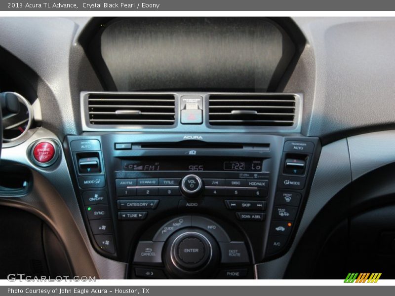 Crystal Black Pearl / Ebony 2013 Acura TL Advance