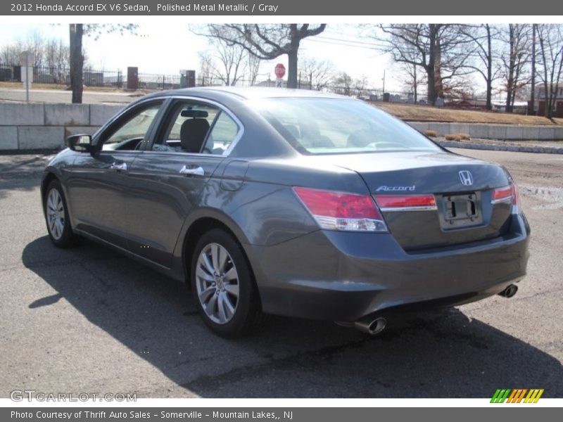 Polished Metal Metallic / Gray 2012 Honda Accord EX V6 Sedan