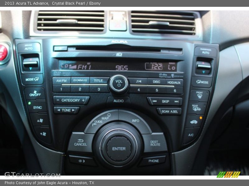 Crystal Black Pearl / Ebony 2013 Acura TL Advance