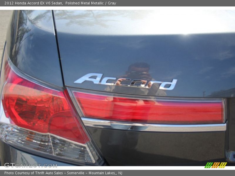 Polished Metal Metallic / Gray 2012 Honda Accord EX V6 Sedan