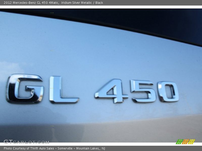 Iridium Silver Metallic / Black 2012 Mercedes-Benz GL 450 4Matic