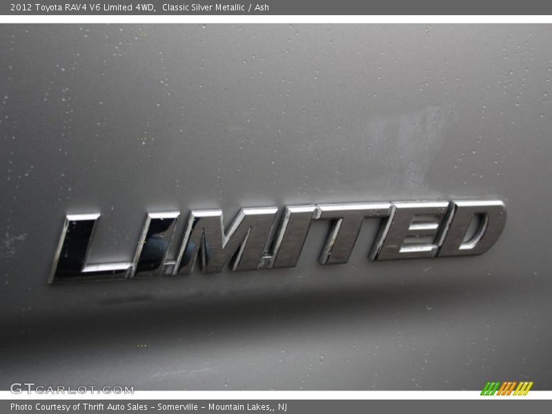 Classic Silver Metallic / Ash 2012 Toyota RAV4 V6 Limited 4WD