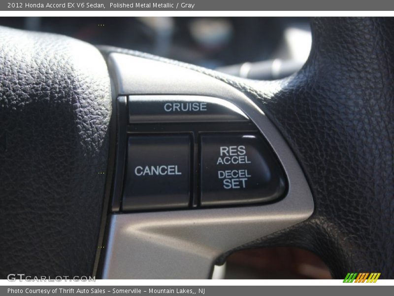 Polished Metal Metallic / Gray 2012 Honda Accord EX V6 Sedan